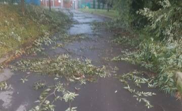 FOTO: Ničivá búrka sa prehnala Zvolenom