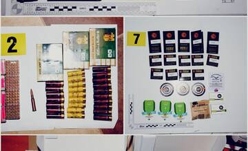 FOTO: Nájdené omamné látky a iné predmety