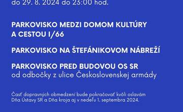 FOTO: Dopravné obmedzenia počas osláv SNP