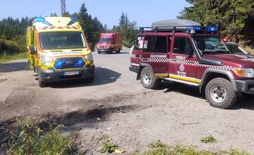 FOTO: Nehoda motorkára pod Donovalmi