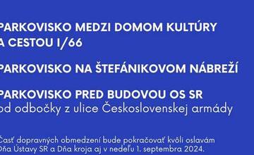 FOTO: Dopravné obmedzenia platné od dneška