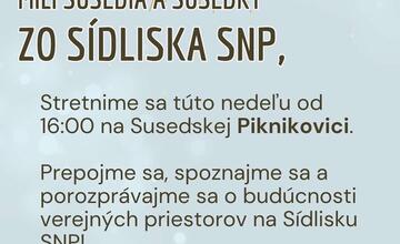 FOTO: V Banskej Bystrici sa uskutoční sídlisková piknikovica