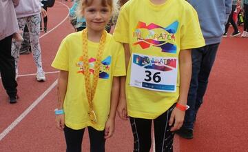 FOTO: Na atletickom štadióne na Štiavničkách súťažili najmenší atléti