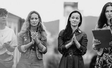 FOTO: Protestu na podporu Kultŕuneho štrajku podporila aj Banská Bystrica