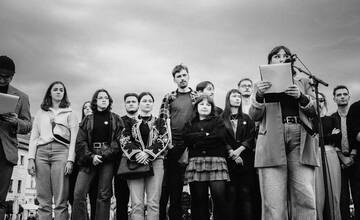 FOTO: Protestu na podporu Kultŕuneho štrajku podporila aj Banská Bystrica