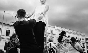 FOTO: Protestu na podporu Kultŕuneho štrajku podporila aj Banská Bystrica