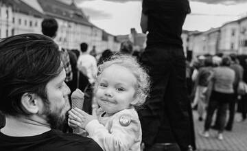 FOTO: Protestu na podporu Kultŕuneho štrajku podporila aj Banská Bystrica