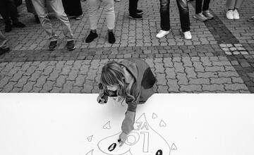 FOTO: Protestu na podporu Kultŕuneho štrajku podporila aj Banská Bystrica