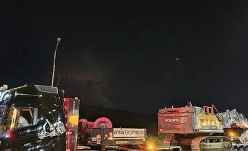 FOTO: Práce na moste začali už počas piatkového večera