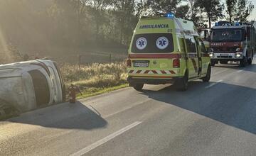 FOTO: Dopravná nehoda pri Revúcej