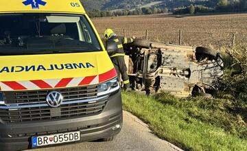 FOTO: Dopravná nehoda pri Revúcej