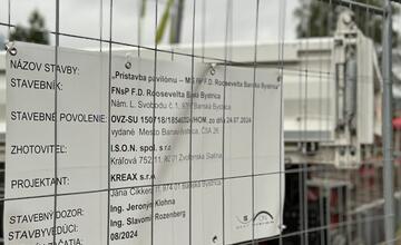 FOTO: Začala výstavba škôlky pre deti zamestnancov Rooseveltovej nemocnice