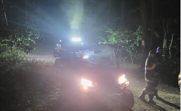 FOTO: Pátranie po hubárovi malo šťastný koniec