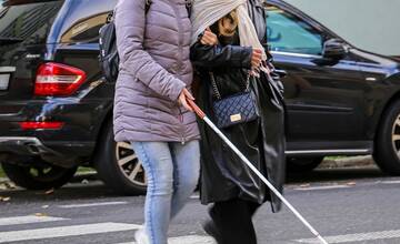 FOTO: Polícia na cestách kontroluje vodičov, či pustia slepých cez priechod