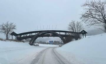 FOTO:  Mestá v Banskobystrickom kraji sú poriadne zasnežené