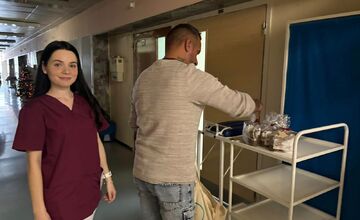 FOTO: Nemocnica myslela aj na tých, ktorí sviatky netrávili doma