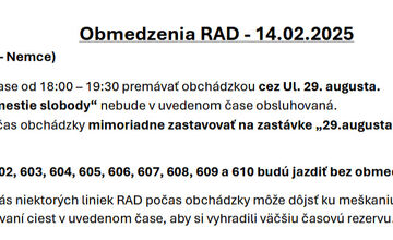 FOTO: Piatkové protivládne protesty v Banskej Bystrici obmedzia premávku MHD