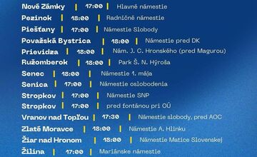 FOTO: Protesty sa budú konať v 29 mestách Slovesnka