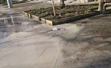 FOTO: Ulicu v Banskej Bystrici zatopilo