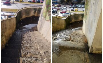 FOTO: Schodisko v Sásovej prejde rekonštrukciou a búraním