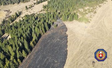 FOTO: Požiar v Šumiaci spálil lúky