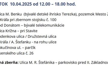 FOTO: Prehľad zberných miest