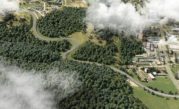 FOTO: FOTO: Začala sa výstavba cesty a chodníka na Pršiansku terasu