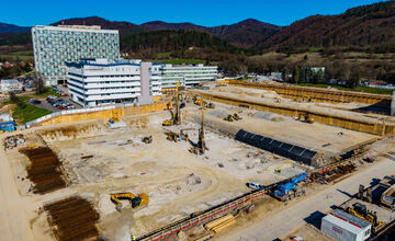 FOTO: Ako pokračuje výstavba v Rooseveltovej nemocnici