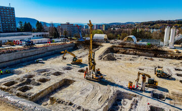 FOTO: Ako pokračuje výstavba v Rooseveltovej nemocnici