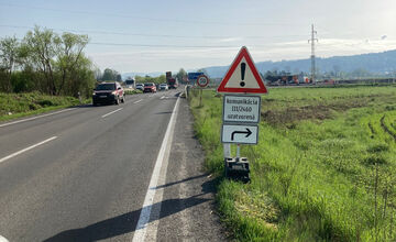 FOTO: Vodiči, pozor na nové dopravné obmedzenia pri Sliači