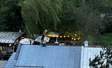 FOTO: Ikonický Hostinec Pod Vŕbou v Zvolene prišiel o svoju vŕbu