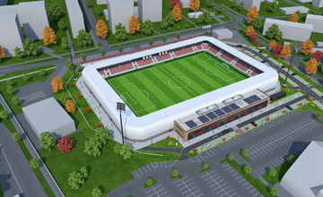 FOTO: V Brezne vyrastie nový futbalový štadión. Ako by mal vyzerať?