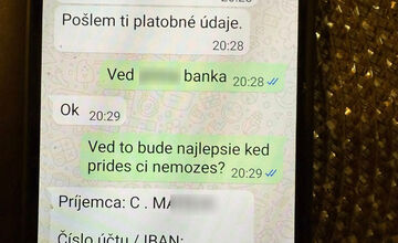 FOTO: Žena zverejnila konverzáciu s podvodníkom