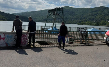 FOTO: Záchranná akcia pri zvolenskej priehrade