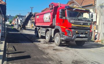 FOTO: Rekonštrukcia Radničnej ulice vo Fiľakove