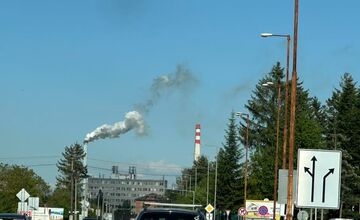 FOTO: Znečistené ovzdušie vo Zvolene