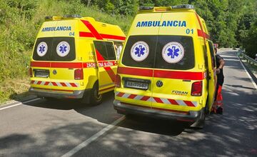 FOTO: Zásahy ambulancie počas pretekov v Čiernom Balogu