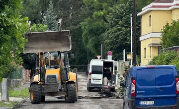 FOTO: Rekonštrukcia Ulice J. Szabóa v Lučenci