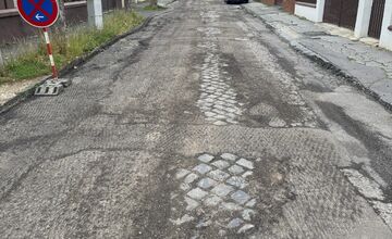 FOTO: Rekonštrukcia Ulice J. Szabóa v Lučenci