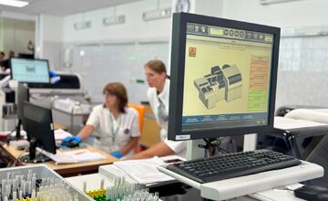 FOTO: Automatizovaná linka v Rooseveltovej nemocnici