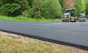 FOTO: Výstavba cesty medzi Rohoznou a Michalovou