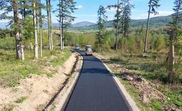 FOTO: Výstavba cesty medzi Rohoznou a Michalovou