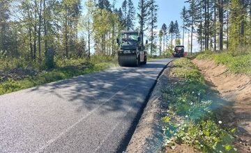 FOTO: Výstavba cesty medzi Rohoznou a Michalovou