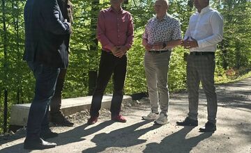 FOTO: Výstavba cesty medzi Rohoznou a Michalovou