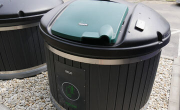 FOTO: V Lučenci pribudli kontajnery vybavené moderným systémom uzamykania na čipy