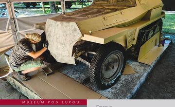 FOTO: Nový náter na nemeckom transportéri