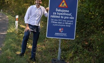 FOTO: Najväčšia investícia do ciest v okrese Krupina