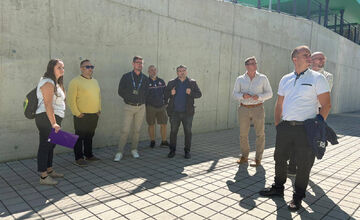 FOTO: Primátor Brezna sa v Prešove inšpiroval ohľadom prípravy štadióna