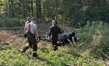 FOTO: Nehoda motocyklistov v Čiernom Balogu
