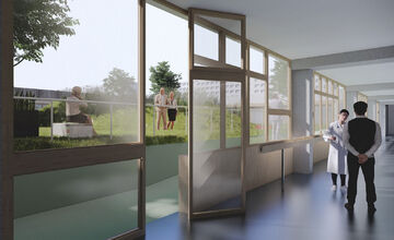 FOTO: Chátrajúce gymnázium vo Zvolene sa premení na moderné centrum s prácou pre stovku ľudí 